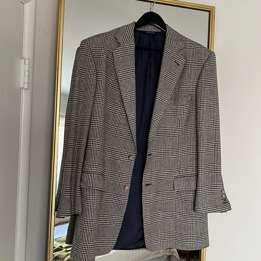 Ralph Lauren blue label sport coat. Custom tailored appx 42-44